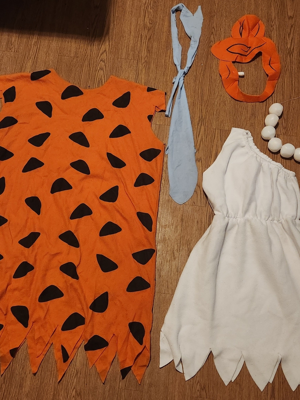 Flintstone-Style Halloween Costume Set
